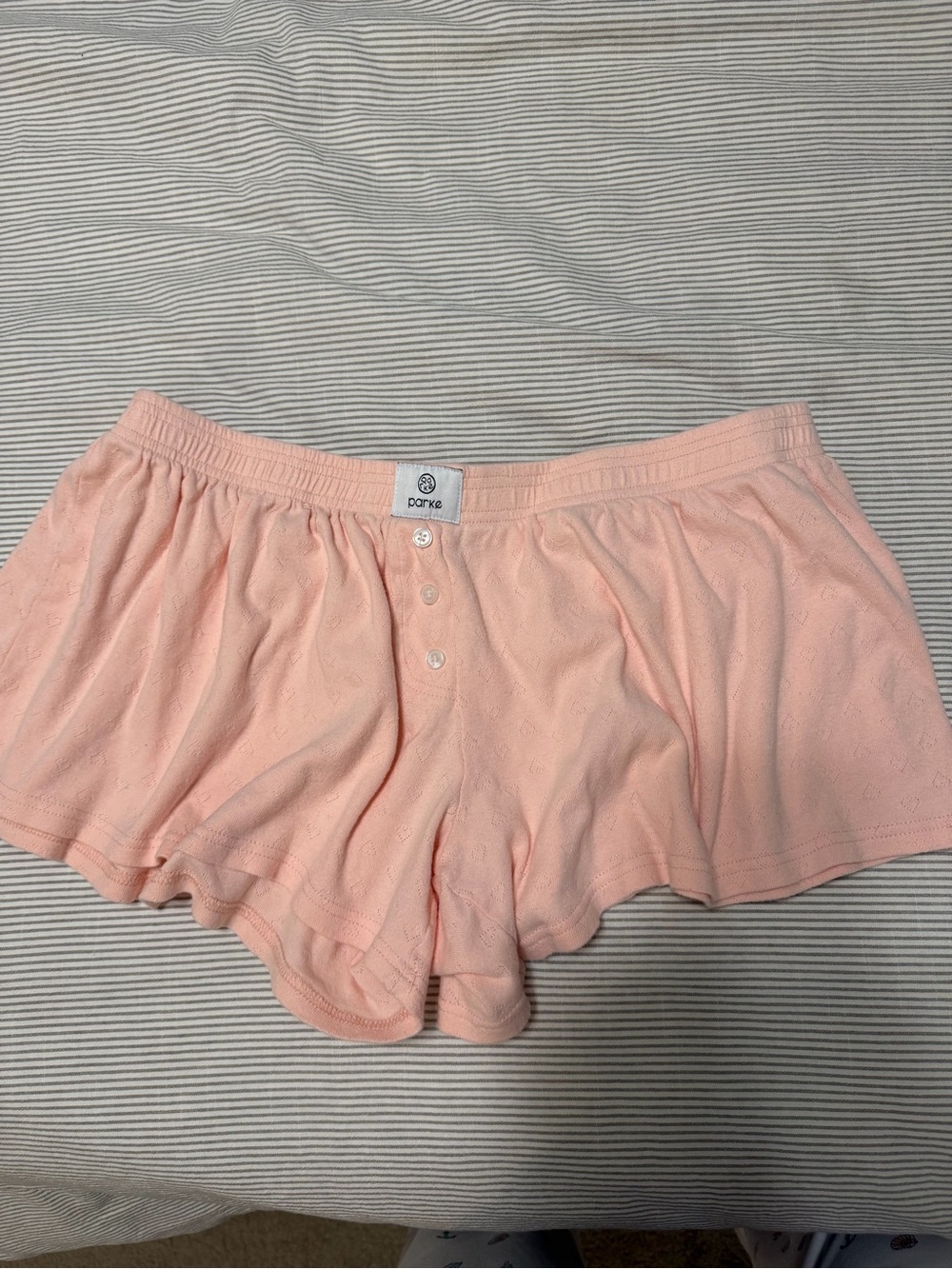 Parke Pink Eyelet Lounge Short - Women's Intimates